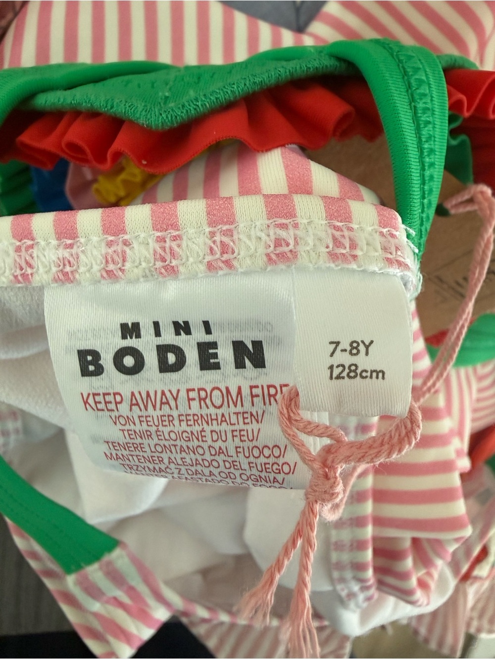 Mini boden Applique Back Swimsuit - Picture 6 of 7